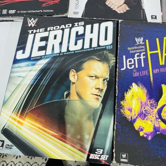 5 WWE DVD Lot McMahon, Herman, Brian Pullman, Jeff Hardy & Road Is Jericho - Picture 4 of 7